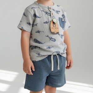 NWT BOYS RABBIT + BEAR 2 PIECE SET SIZE 4T